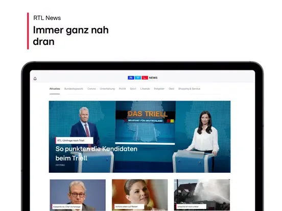 RTL News: Aktuelle Nachrichten iPad  Ekran Görüntüleri
