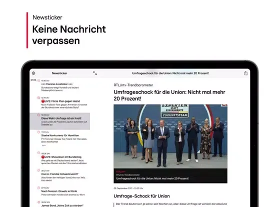 RTL News: Aktuelle Nachrichten iPad  Ekran Görüntüleri