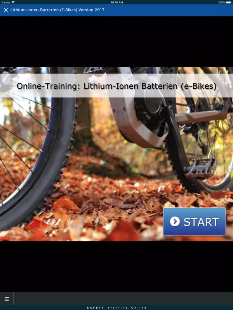 SAFETY Online Training iPad 應用截圖
