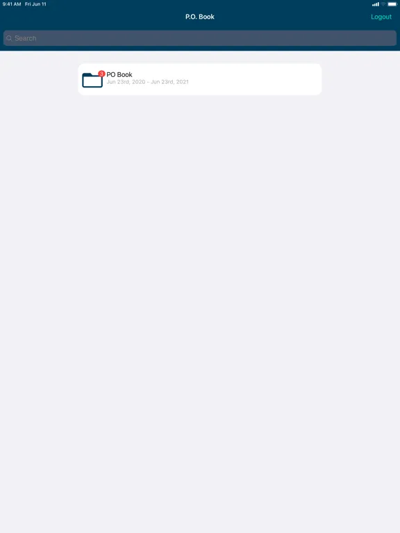 DIGITAL PURCHASE ORDER iPad 應用截圖