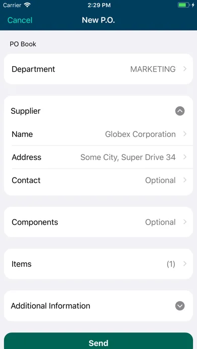 DIGITAL PURCHASE ORDER應用截圖