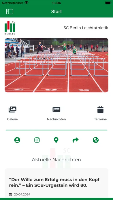 SC Berlin Leichtathletik スクリーンショット