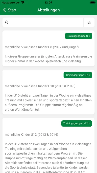 SC Berlin Leichtathletik スクリーンショット