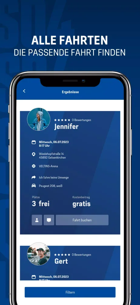 S04-Mitfahrbörse应用截图