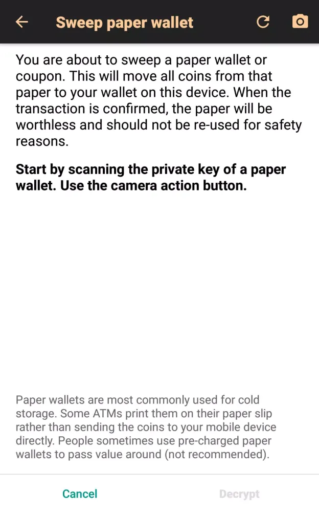 Bitcoin Wallet应用截图