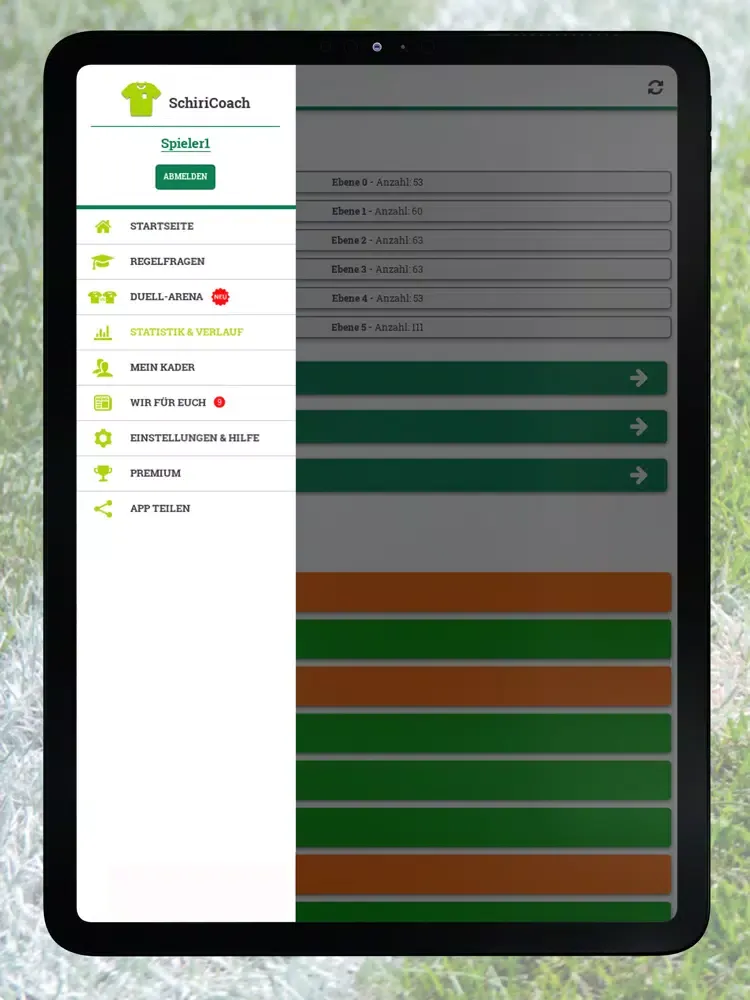 SchiriCoach iPad  Ekran Görüntüleri