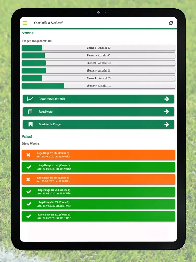 SchiriCoach iPad  Ekran Görüntüleri