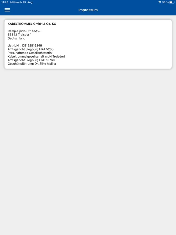 myKTG iPad  سکرین شاٹس