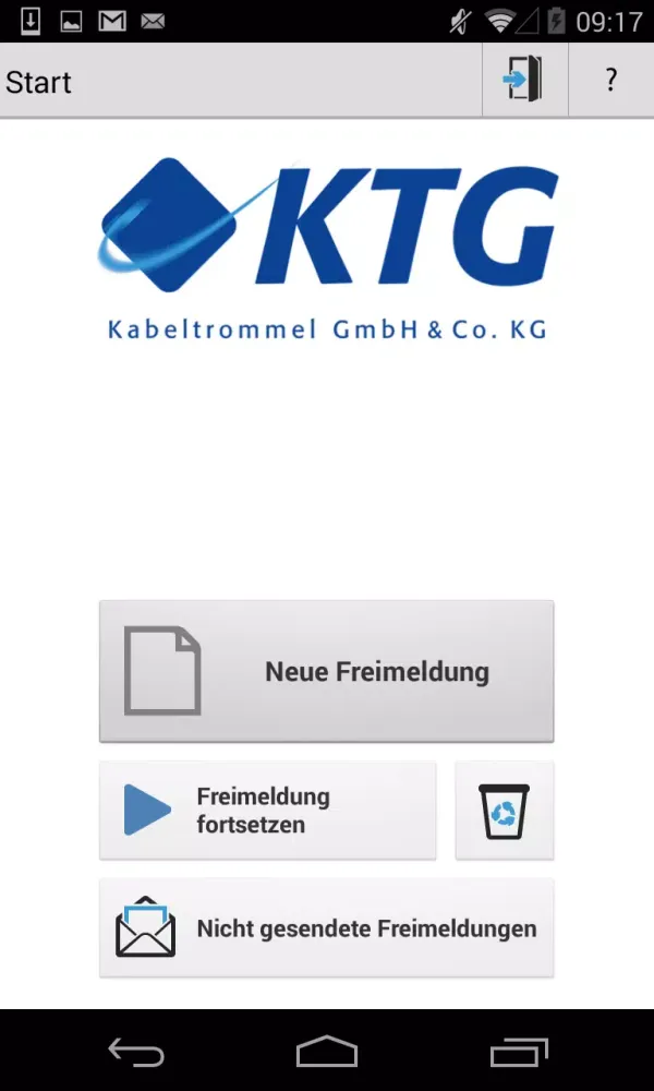 Скриншоты Bayka-KTG-Freimeldung
