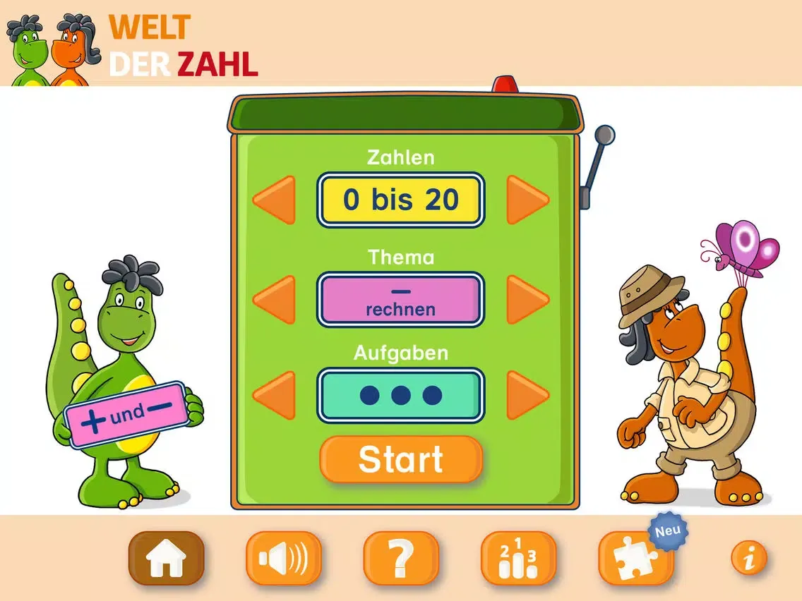 Captures d'écran de Welt der Zahl – Plus und Minus-Training iPad 