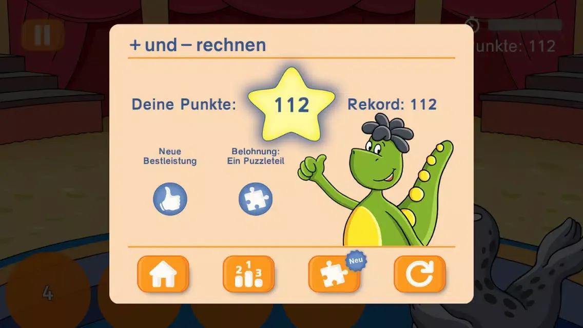Captures d'écran de Welt der Zahl – Plus und Minus-Training