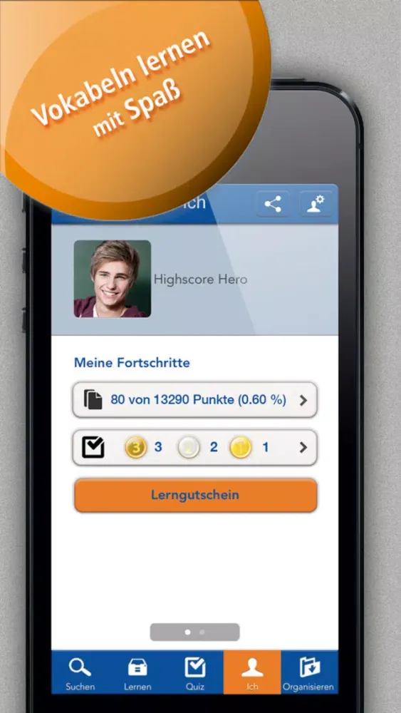 Tangkapan skrin SH Vokabeltrainer ENG Gratis