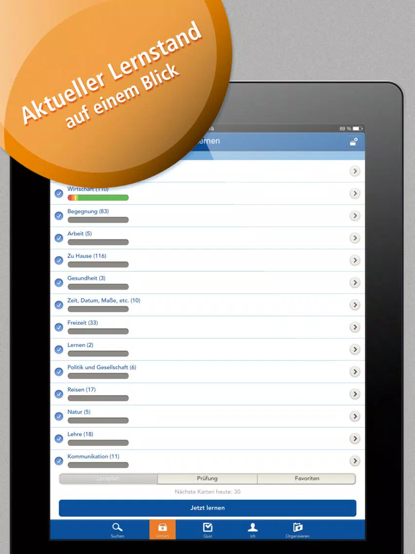 SH Vokabeltrainer ENG iPad  স্ক্রিনশট