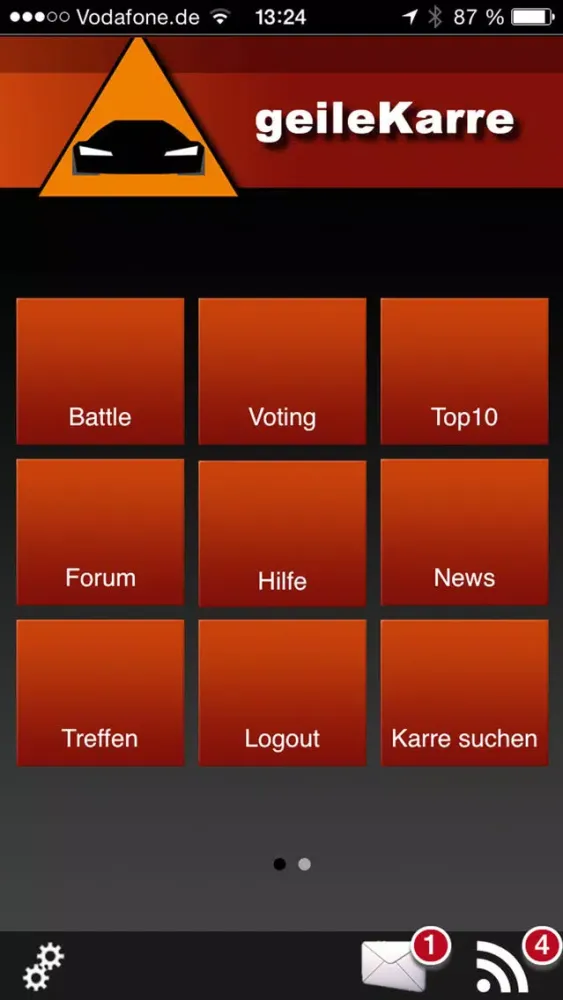 Zrzuty ekranu geileKarre - [ Auto Tuning App ]