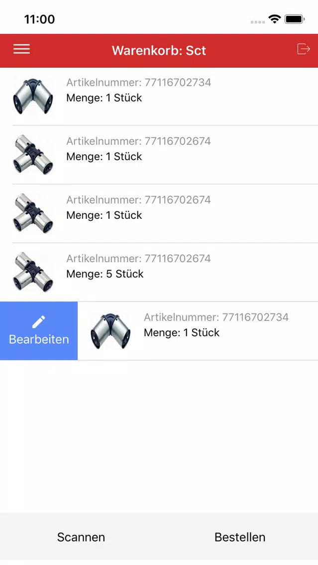 Ufer24 Scan&Order Screenshots