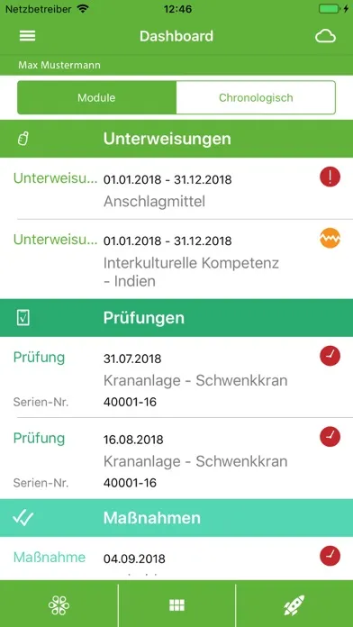 sam EHS Manager Safety Screenshots
