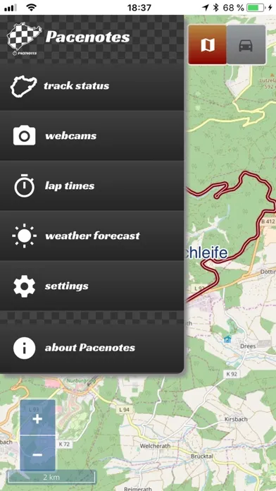 Pacenotes Pro应用截图