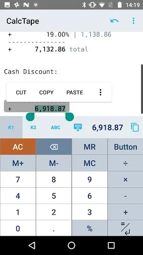 CalcTape Calculator with Tape应用截图