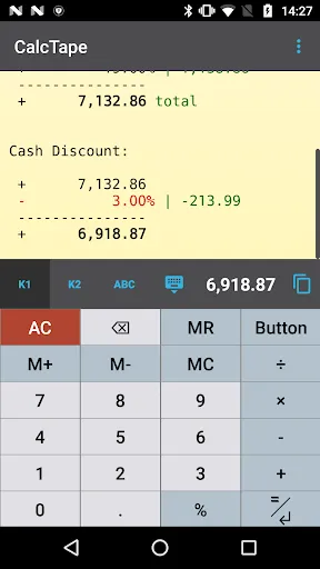 CalcTape Calculator with Tape应用截图