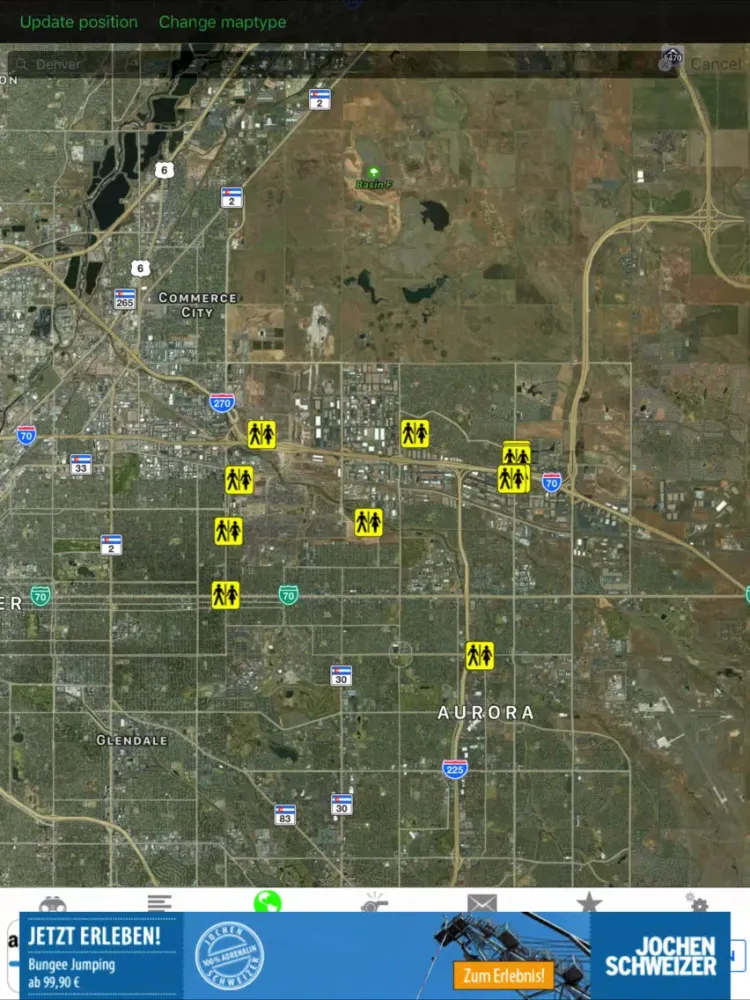 WC-Finder - The free woldwide Toilet-Search-Engine iPad  Screenshots