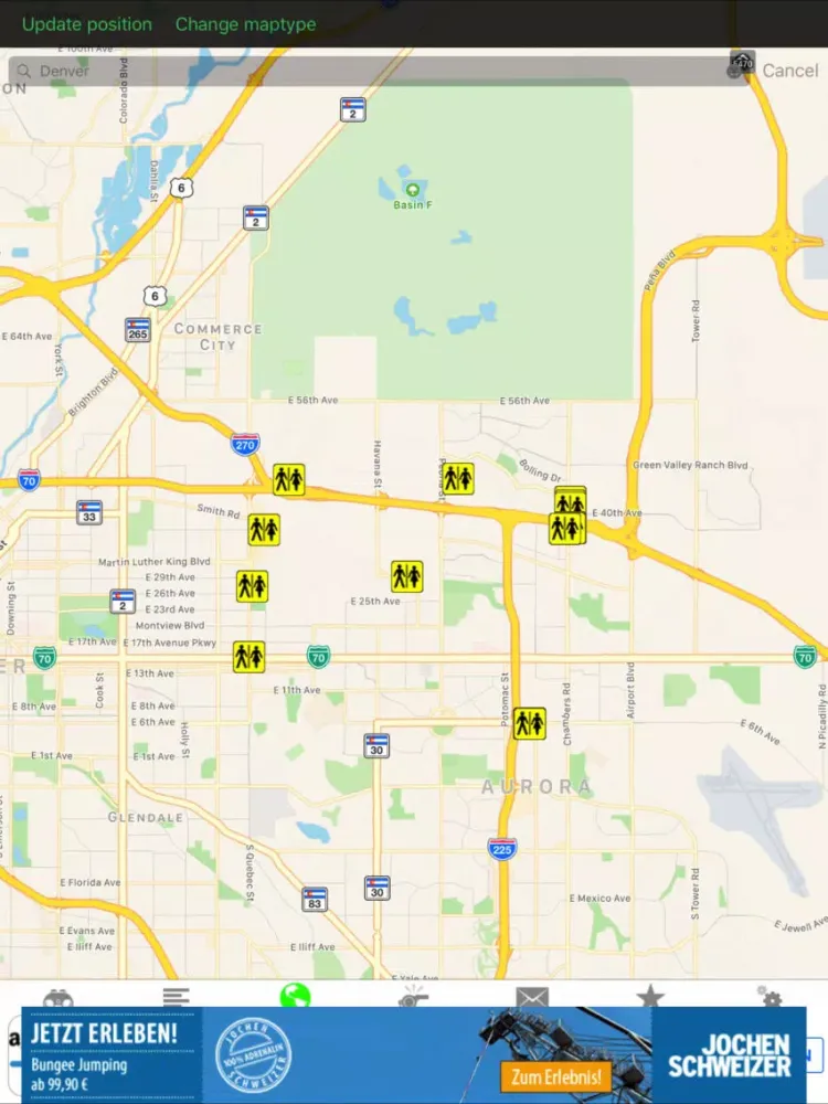 WC-Finder - The free woldwide Toilet-Search-Engine iPad  Screenshots