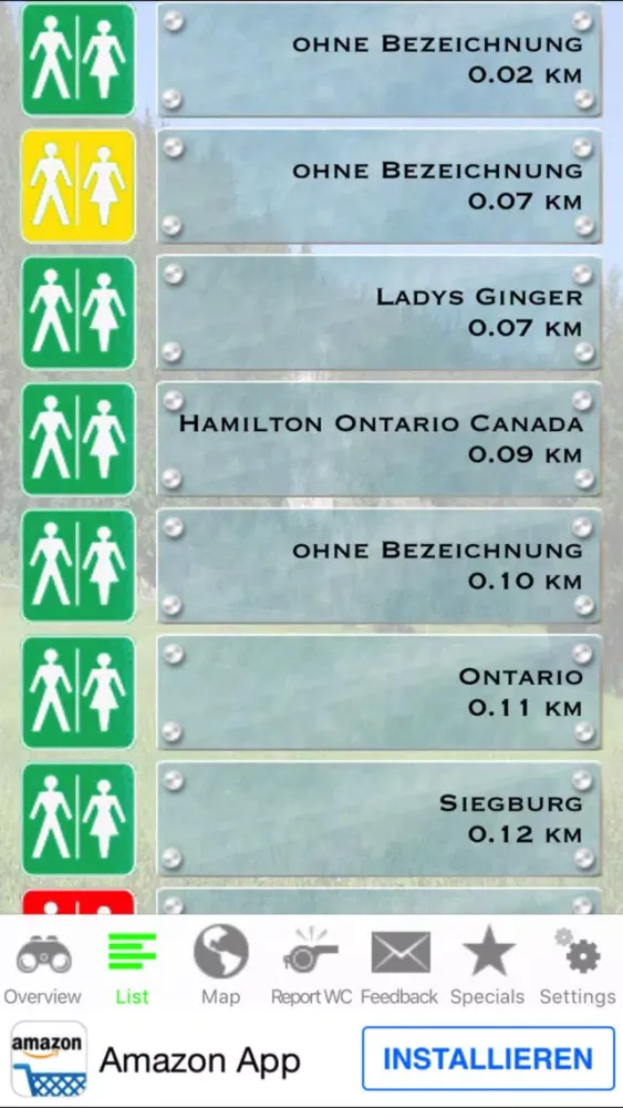 WC-Finder - The free woldwide Toilet-Search-Engine Screenshots
