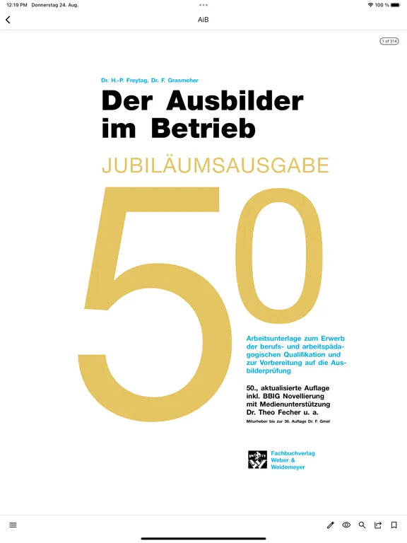 Capturas de pantalla de Ausbilder im Betrieb iPad 