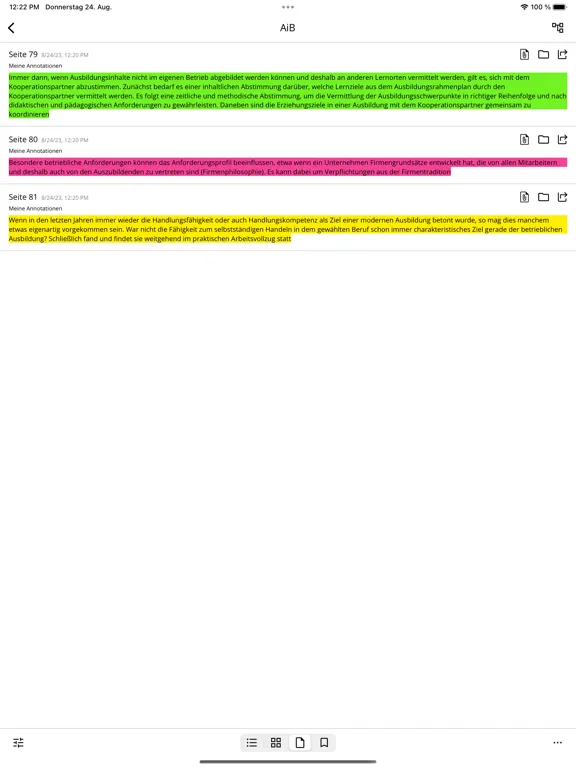 Capturas de pantalla de Ausbilder im Betrieb iPad 