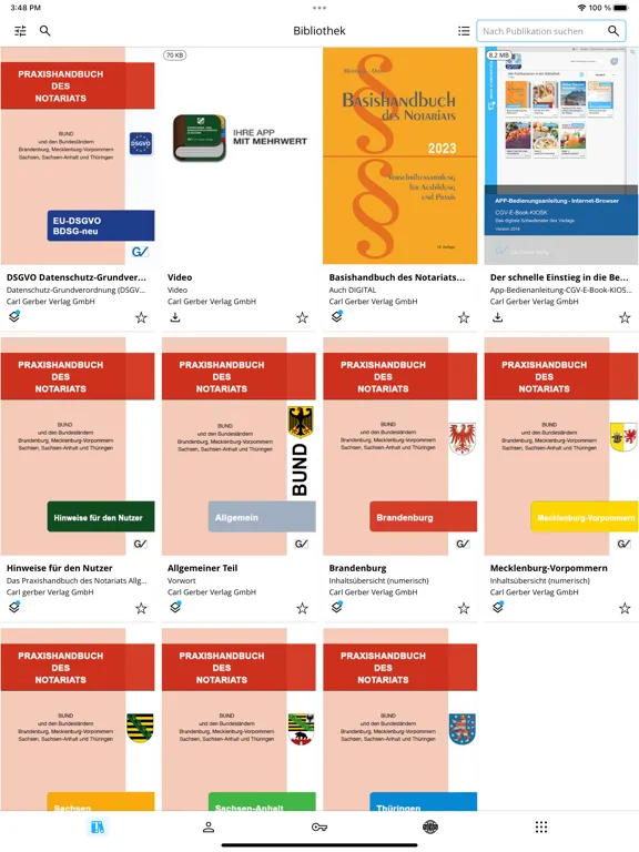 ภาพหน้าจอของ Praxishandbuch des Notariats iPad 