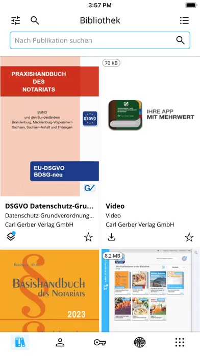 ภาพหน้าจอของ Praxishandbuch des Notariats
