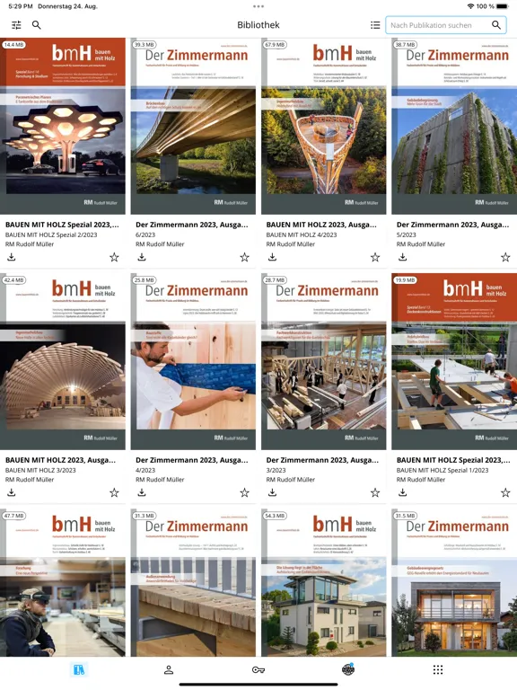 ภาพหน้าจอของ HolzbauFachwissen iPad 