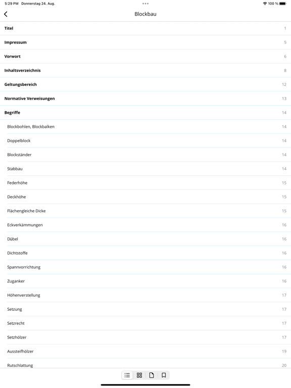 HolzbauFachwissen iPad  Screenshots