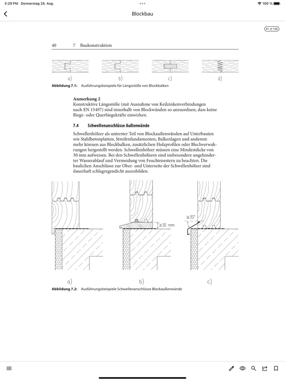 ภาพหน้าจอของ HolzbauFachwissen iPad 