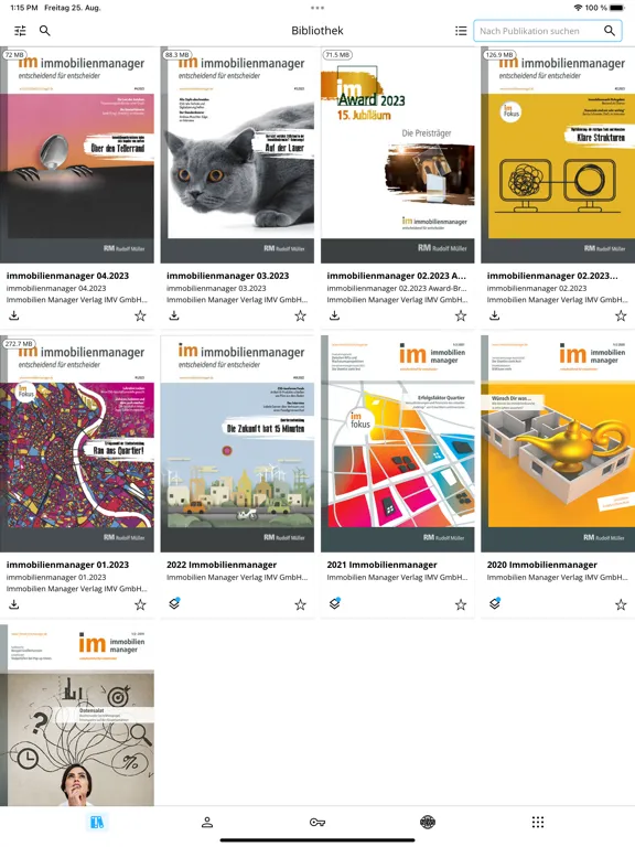 Capturas de pantalla de im-immobilienmanager iPad 