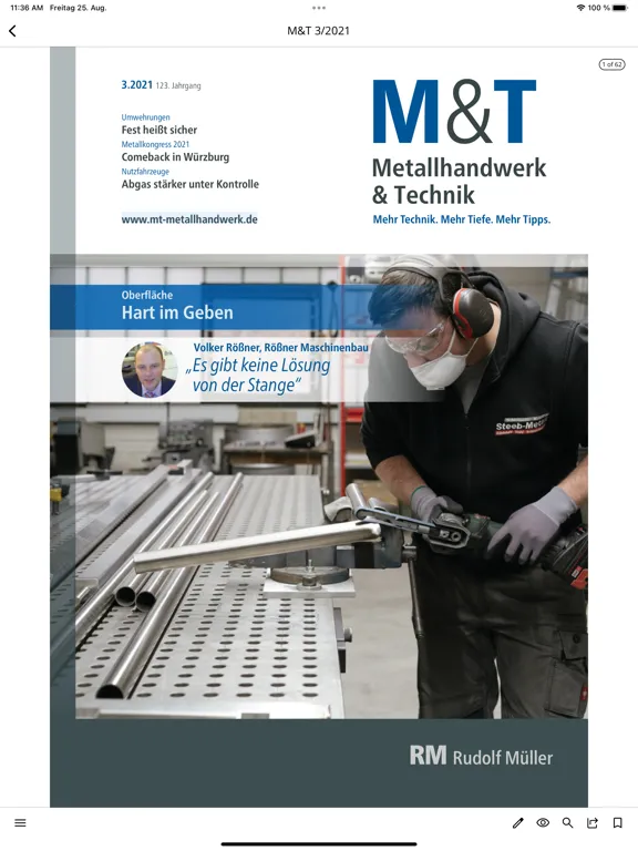 Capturas de pantalla de M&T Metallhandwerk iPad 