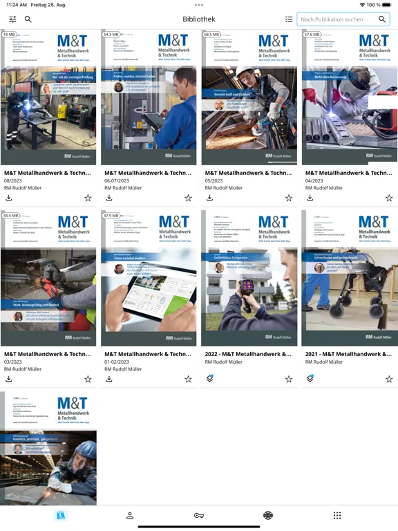 Capturas de pantalla de M&T Metallhandwerk iPad 
