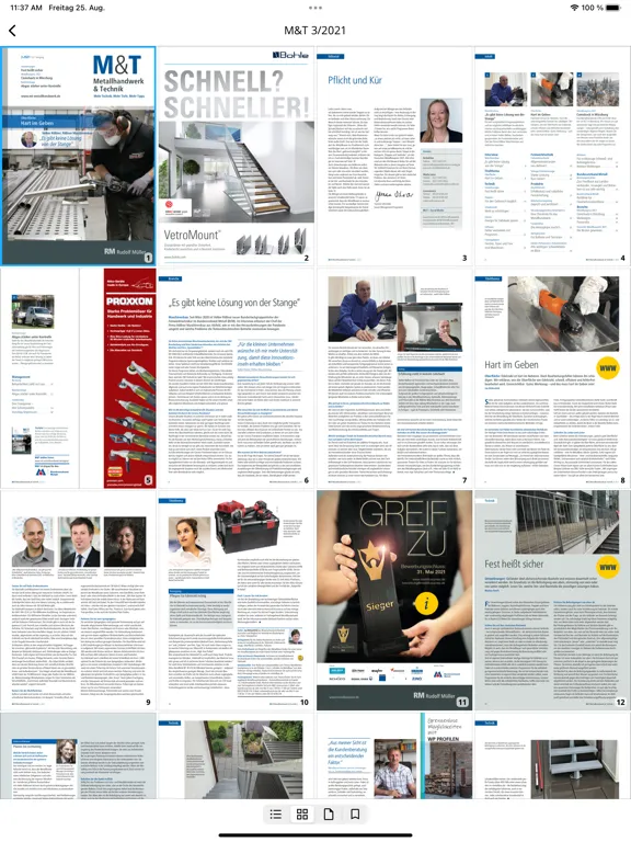 Capturas de pantalla de M&T Metallhandwerk iPad 