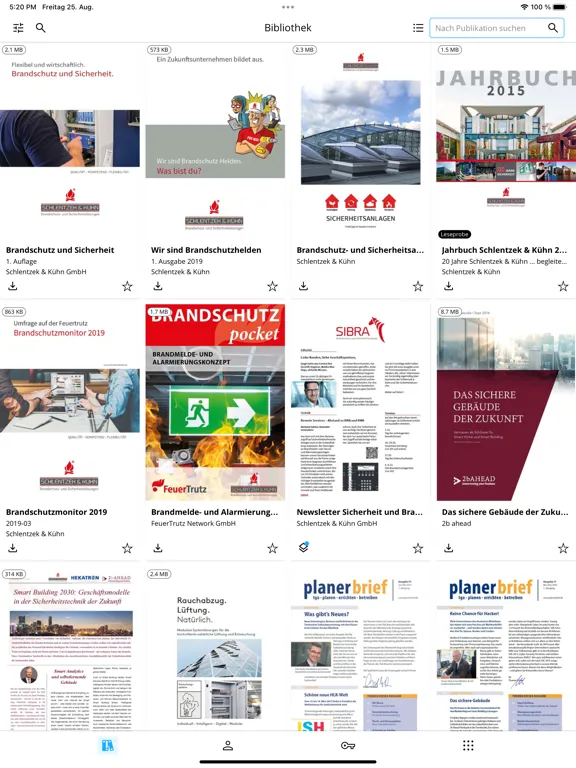 Capturas de pantalla de Brandschutz Doku-Center iPad 