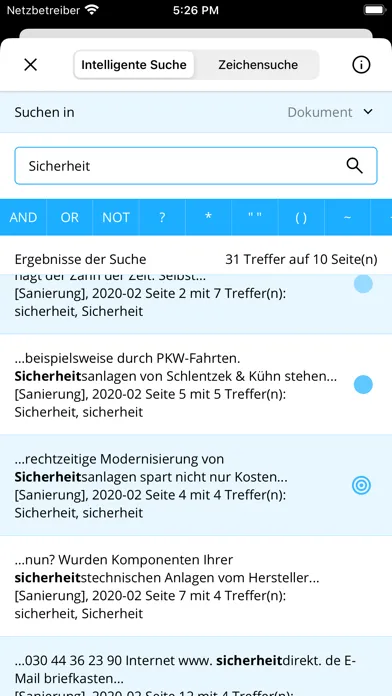 Capturas de pantalla de Brandschutz Doku-Center