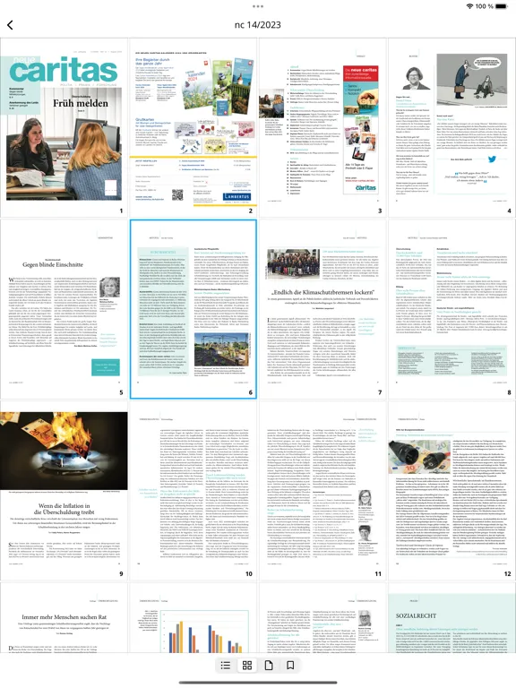 Screenshot di neue caritas iPad 
