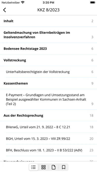 VollstR/Kasse Screenshots
