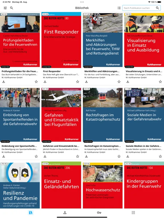 BRANDSchutz-App iPad 應用截圖