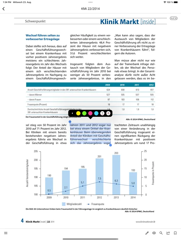 Screenshot di KlinikMarktinside iPad 