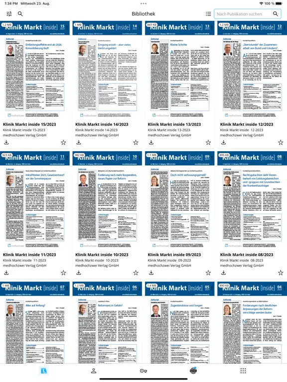 Screenshot di KlinikMarktinside iPad 