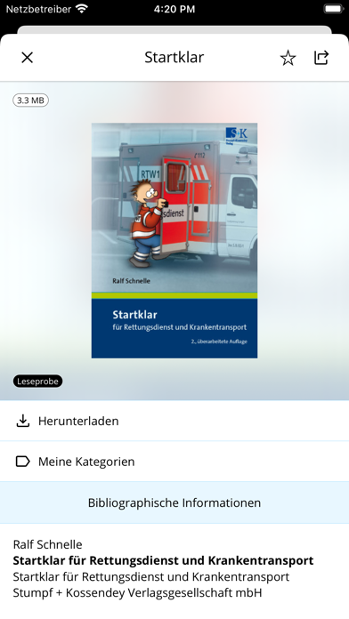Screenshot di Rettungsdienst Bibliothek