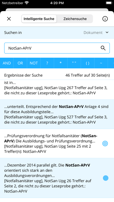 Screenshot di Rettungsdienst Bibliothek
