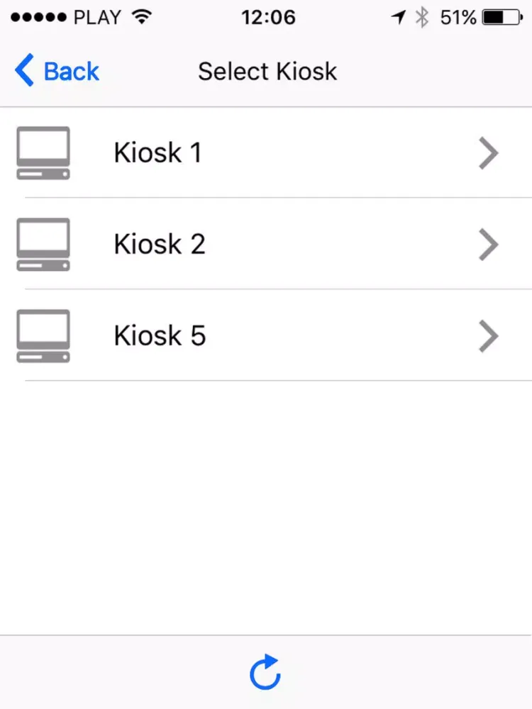 Ảnh chụp màn hình của Pic2Kiosk Pro iPad 
