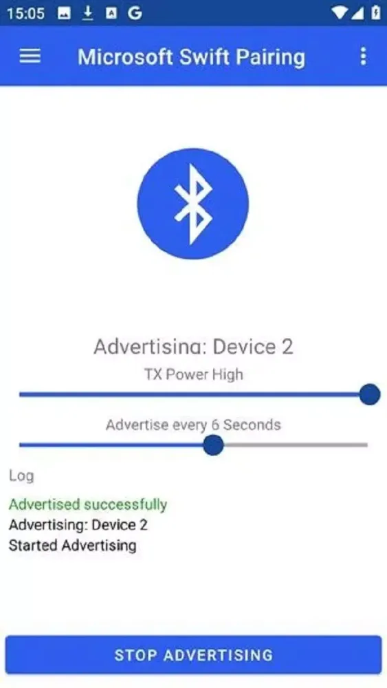 Captures d'écran de Bluetooth LE Spam