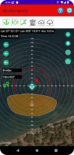 Tangkapan layar Anchor Sentry