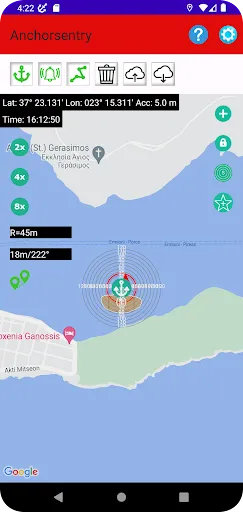 Tangkapan layar Anchor Sentry